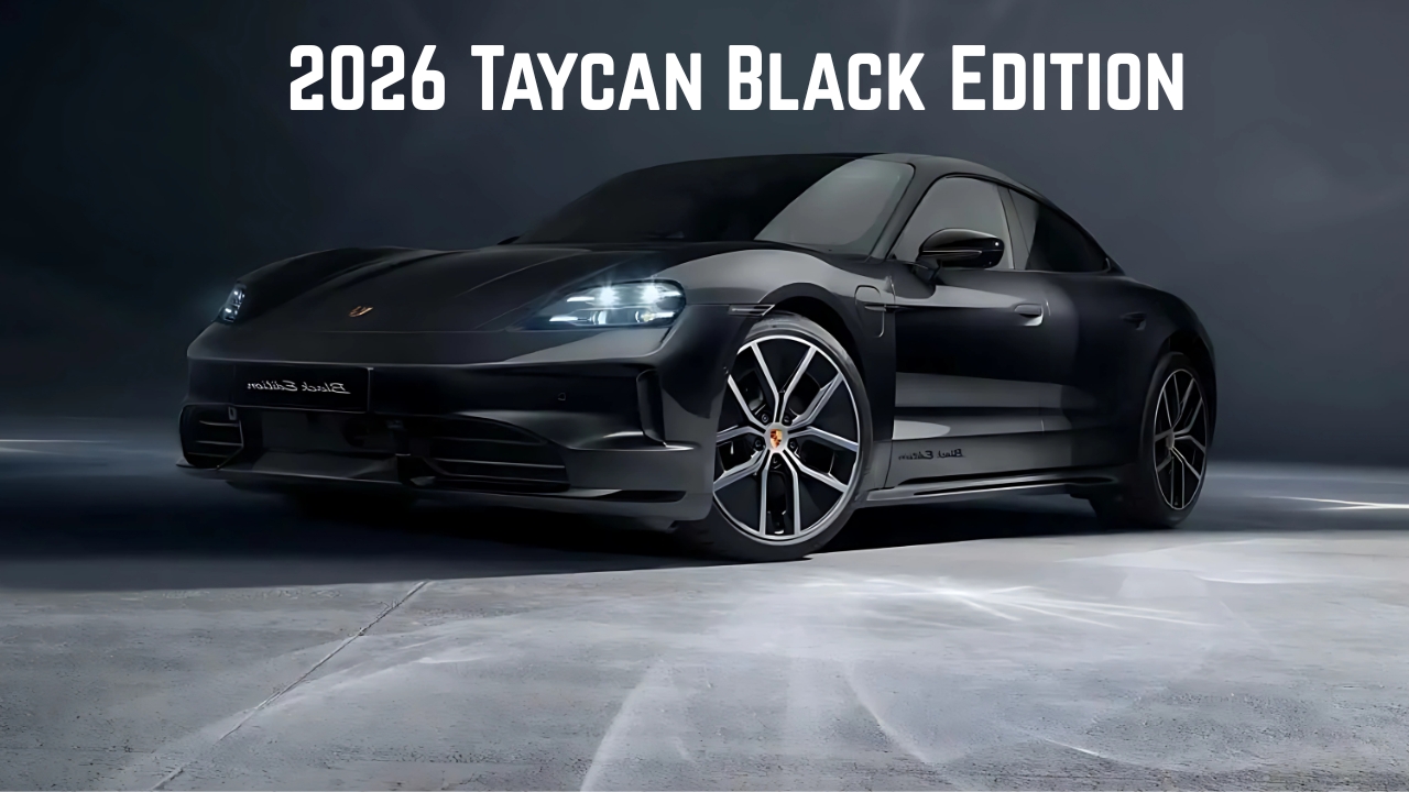 2026 Taycan Black Edition